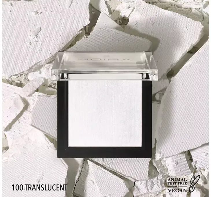 Moira Lavish puder prasowany do utrwalania makijażu 100 Translucent 6,5g