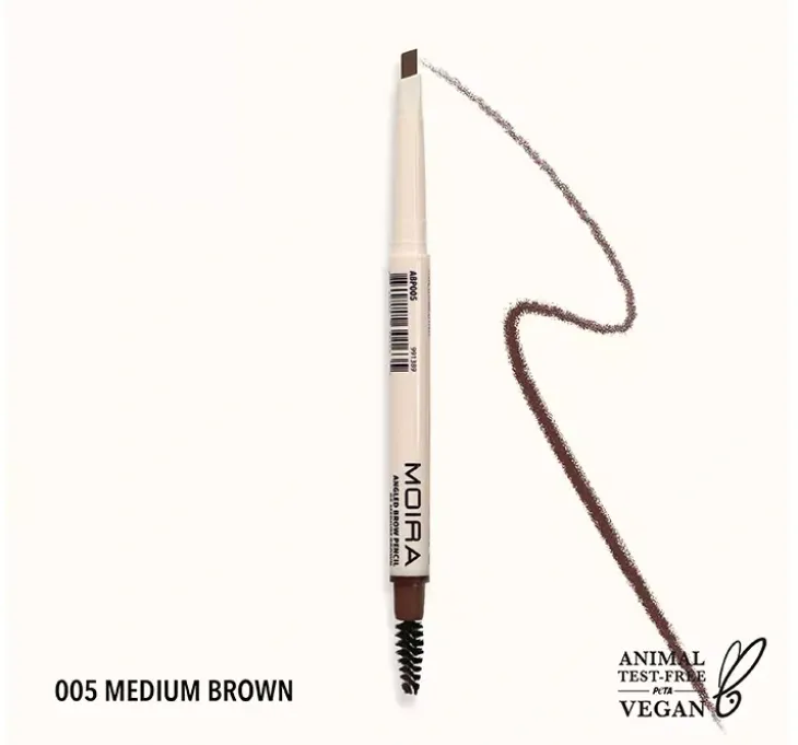 MOIRA PRECYZYJNA KREDKA DO BRWI Z GRZEBYCZKIEM 05 MEDIUM BROWN