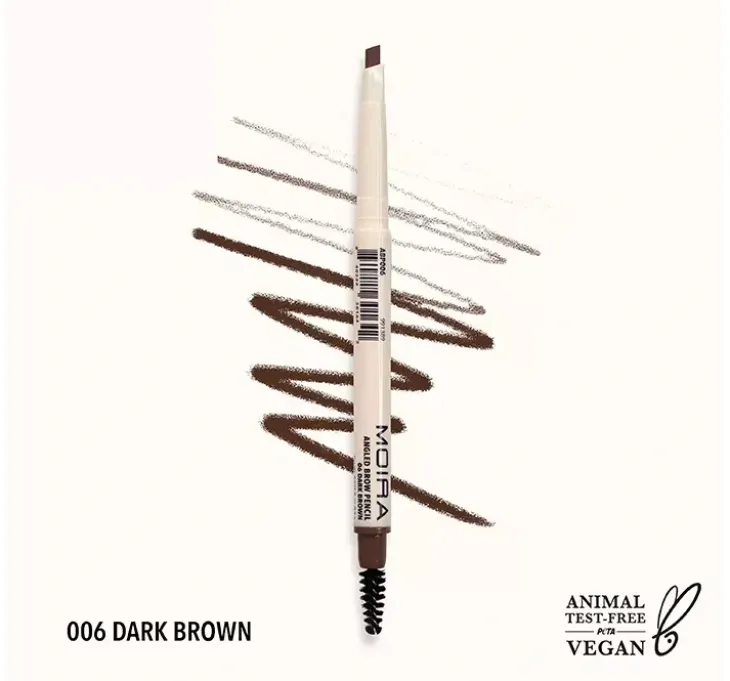 MOIRA PRECYZYJNA KREDKA DO BRWI Z GRZEBYCZKIEM 06 DARK BROWN