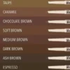MOIRA PRECYZYJNA KREDKA DO BRWI Z GRZEBYCZKIEM 07 ASH BROWN