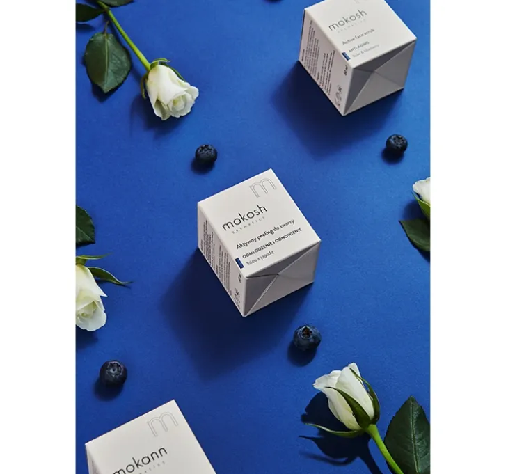 Mokosh aktywny peeling do twarzy Róża z Jagodą 60ml