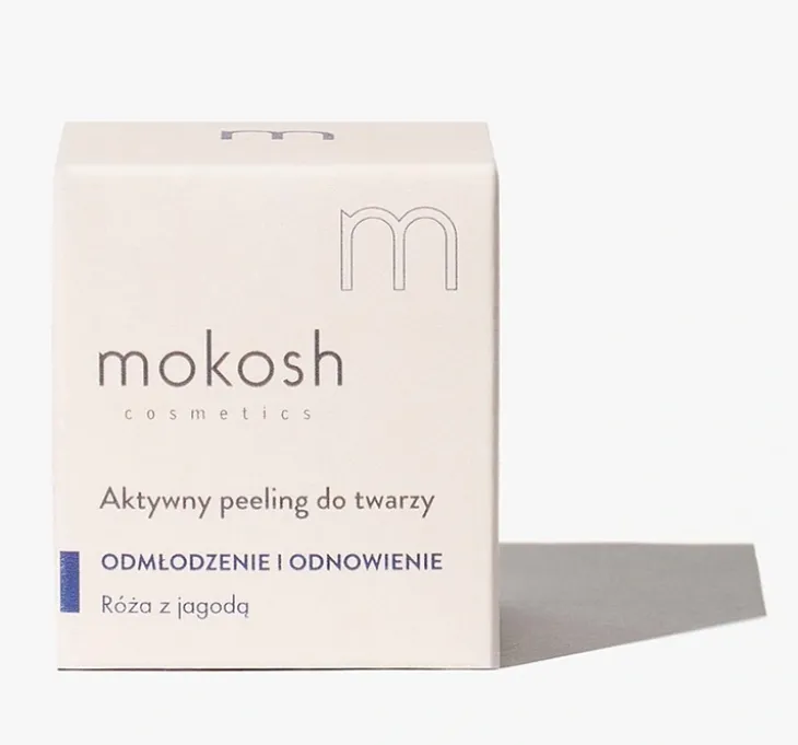 Mokosh aktywny peeling do twarzy Róża z Jagodą 60ml