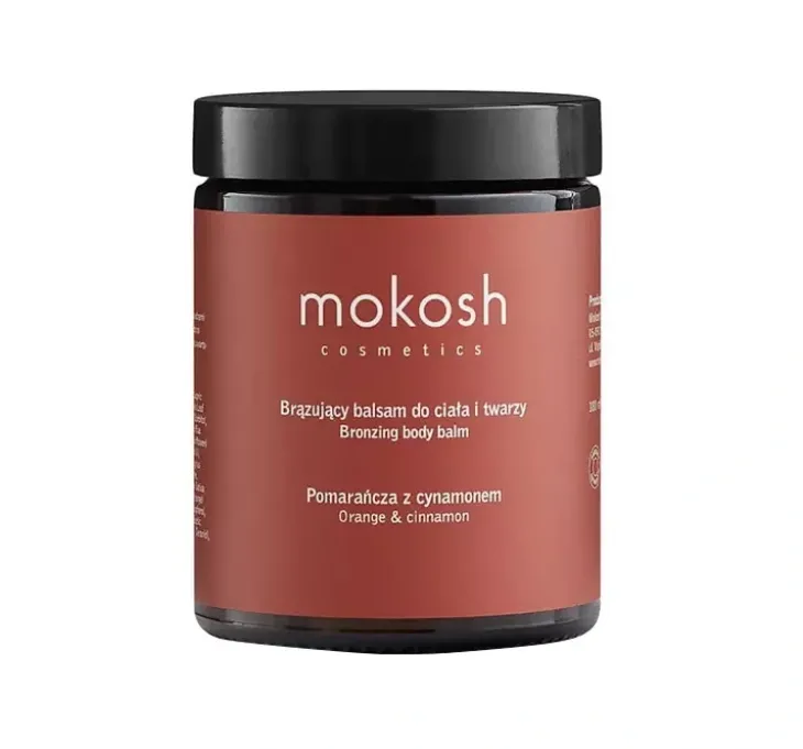 Mokosh balsam brązujący do ciała i twarzy Pomarańcza z cynamonem 180ml