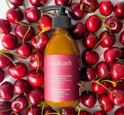 Mokosh Cosmetics nawilżająco-rozświetlający lotion do ciała Czereśnia z Bursztynem 200ml