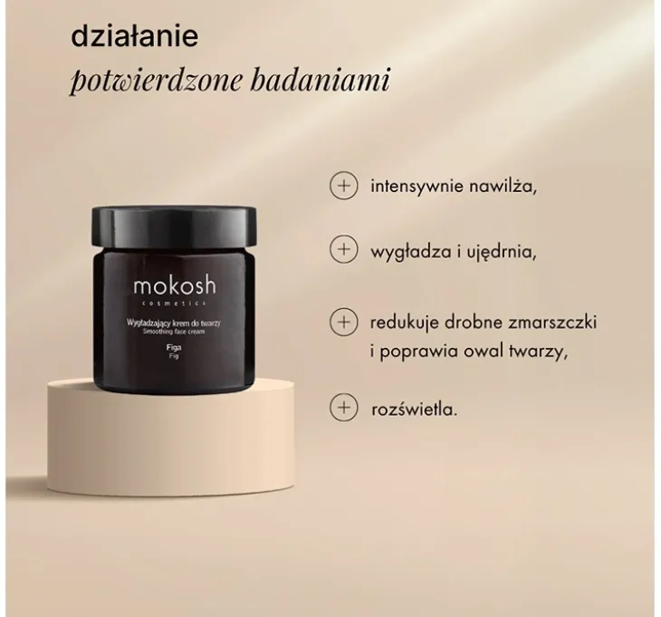 Mokosh Figa wygładzający krem do twarzy nawilżenie i wygładzenie 60ml