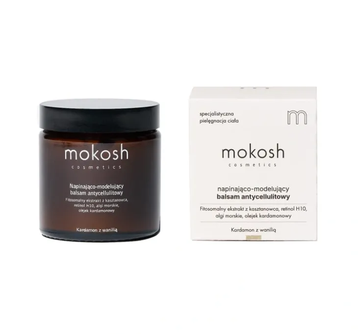 Mokosh napinająco-modelujący balsam antycellulitowy Kardamon z Wanilią 120ml