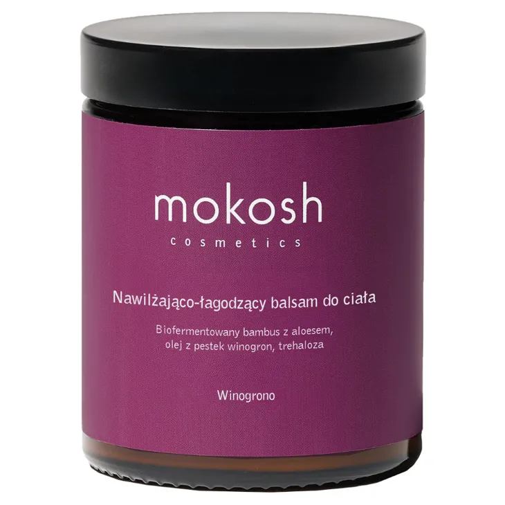 Mokosh nawilżająco-łagodzący balsam do ciała Winogrono 180 ml