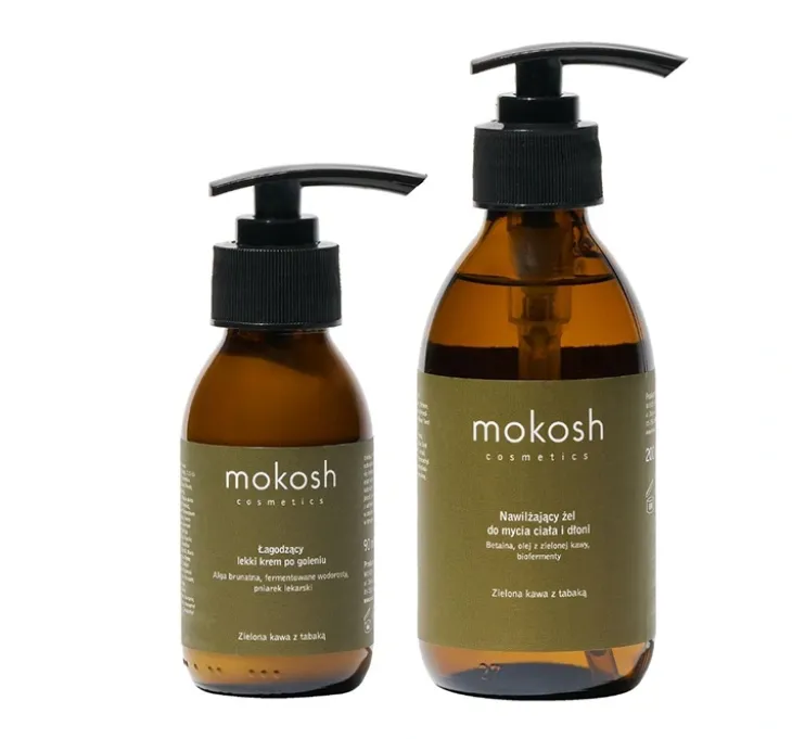 Mokosh Profesorek zestaw prezentowy żel do mycia ciała i dłoni 200 ml + krem po goleniu 90 ml