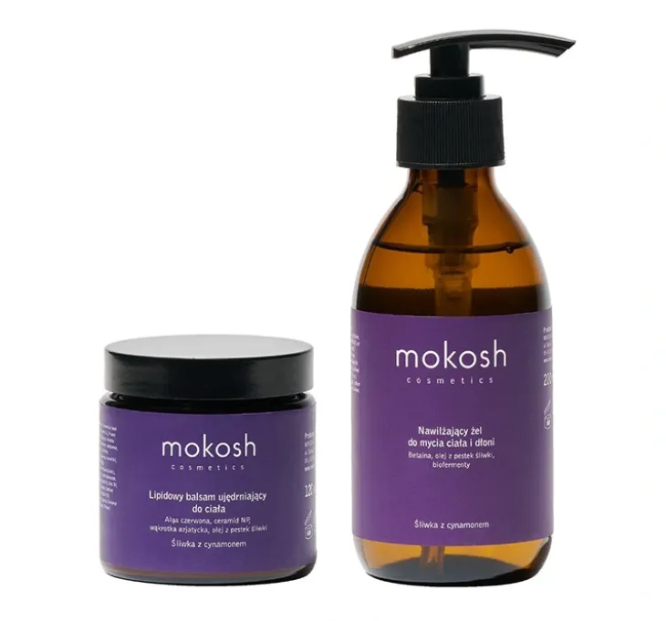 Mokosh Tancerz zestaw prezentowy żel do mycia ciała i dłoni 200 ml + balsam do ciała 120 ml