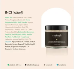 Mokosh wygładzająco-regenerujący peeling solny do ciała Kardamon z Wanilią 300g