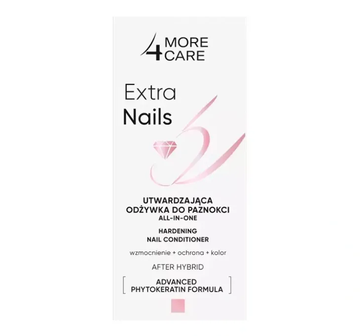 MORE4CARE EXTRA NAILS UTWARDZAJĄCA ODŻYWKA DO PAZNOKCI 10ML