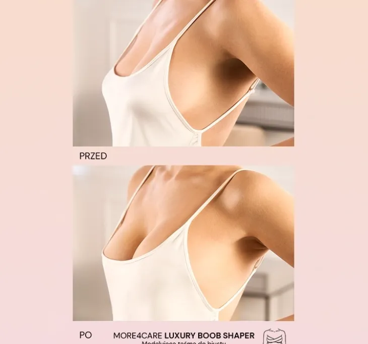 More4Care Luxury Boob Shaper modelująca taśma do biustu Nude Beige