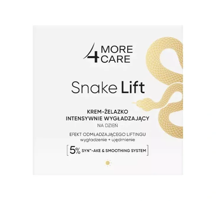 More4Care Snake Lift intensywnie wygładzający krem-żelazko do twarzy na dzień 50ml