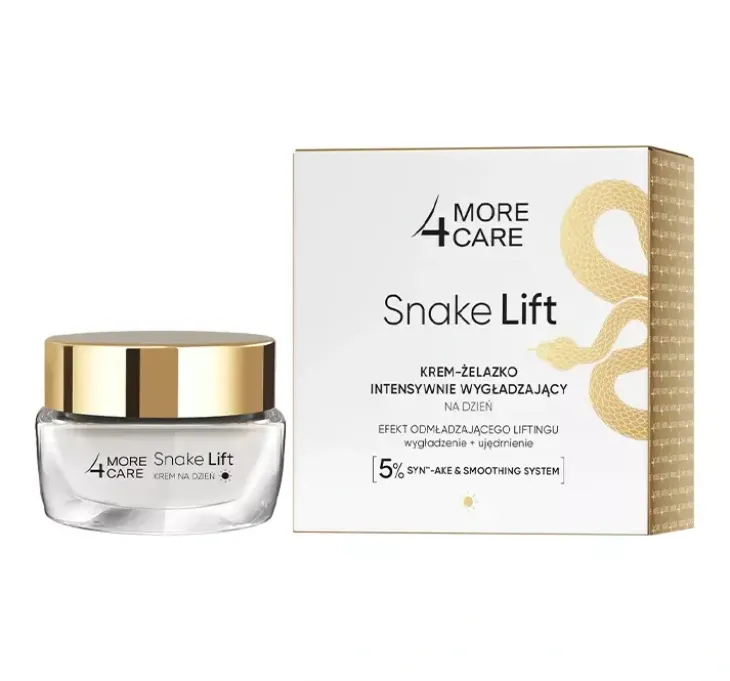 More4Care Snake Lift intensywnie wygładzający krem-żelazko do twarzy na dzień 50ml