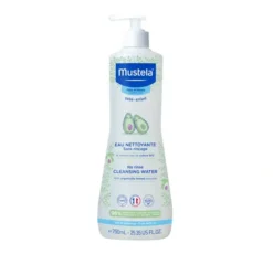 Mustela Bebe woda oczyszczająca do skóry normalnej bez spłukiwania od 1 dnia życia 750 ml