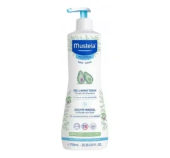 Mustela delikatny żel do mycia ciała i włosów z awokado 750 ml