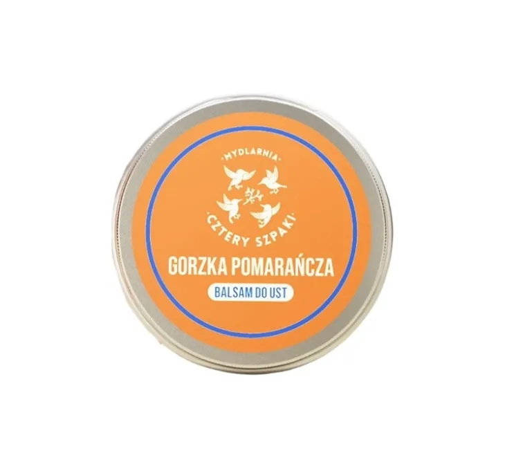 Mydlarnia Cztery Szpaki balsam do ust Gorzka Pomarańcza 15 ml