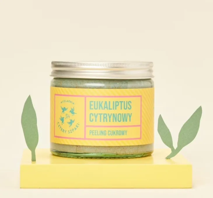 Mydlarnia Cztery Szpaki Eukaliptus Cytrynowy peeling do ciała 250ml