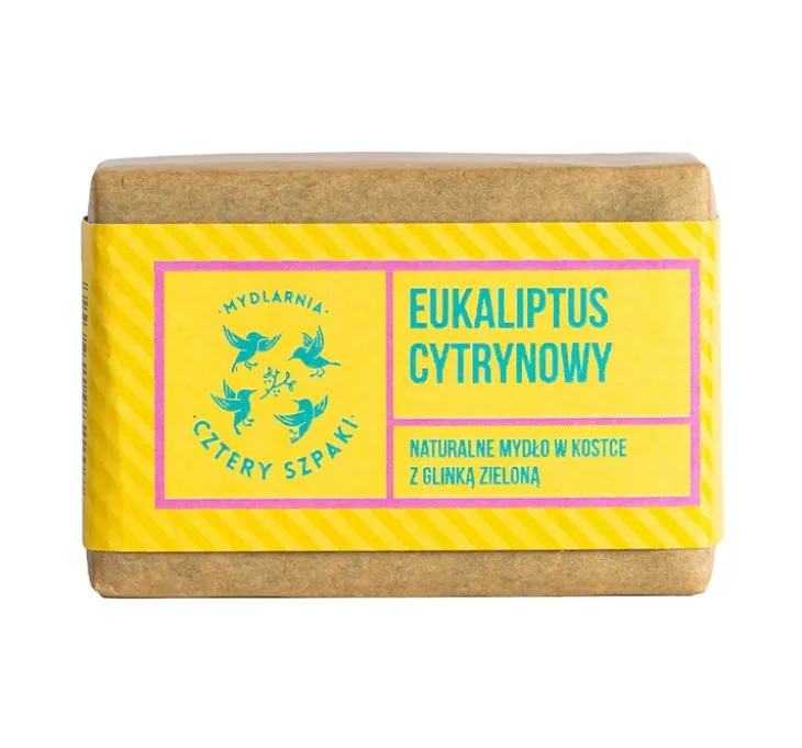 Mydlarnia Cztery Szpaki Eukaliptus Cytrynowy mydło w kostce 110g