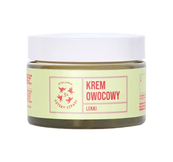 Mydlarnia Cztery Szpaki Lekki krem owocowy do twarzy 50ml