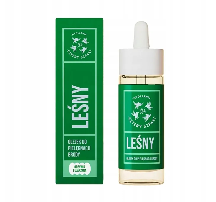 Mydlarnia Cztery Szpaki leśny olejek do brody 30 ml