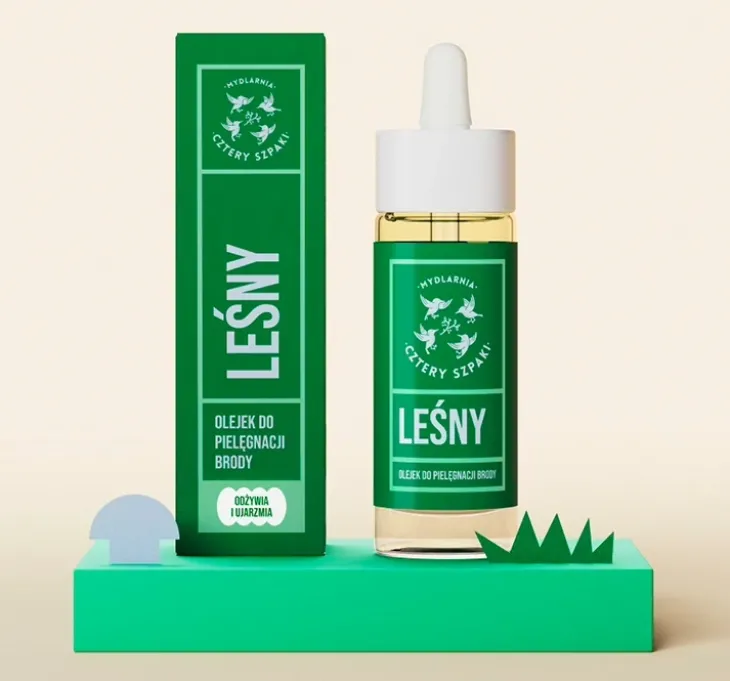 Mydlarnia Cztery Szpaki leśny olejek do brody 30 ml