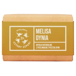 Mydlarnia Cztery Szpaki melisa i dynia mydło naturalne z peelingiem 110g