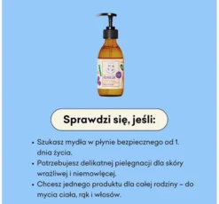 Mydlarnia Cztery Szpaki mydło w płynie Bombelek od 1 dnia życia 300 ml