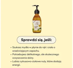 Mydlarnia Cztery Szpaki mydło w płynie Cytryna i Mięta 300 ml