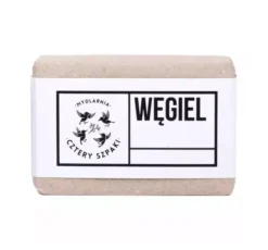 Mydlarnia Cztery Szpaki mydło w kostce węglowe 110 g