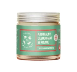Mydlarnia Cztery Szpaki naturalny dezodorant w kremiebez dodatku sody Truskawka i Werbena 60ml