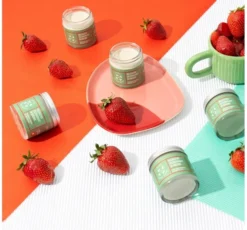 Mydlarnia Cztery Szpaki naturalny dezodorant w kremiebez dodatku sody Truskawka i Werbena 60ml