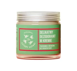 Mydlarnia Cztery Szpaki naturalny dezodorant w kremiebez dodatku sody Truskawka i Werbena 60ml