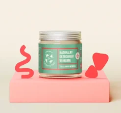 Mydlarnia Cztery Szpaki naturalny dezodorant w kremiebez dodatku sody Truskawka i Werbena 60ml