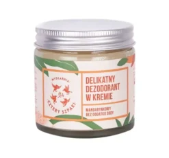 Mydlarnia Cztery Szpaki naturalny dezodorant w kremie bez dodatku sody Mandarynkowy 60 ml