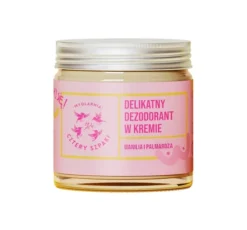 Mydlarnia Cztery Szpaki naturalny dezodorant w kremie bez dodatku sody Wanilia i Palmaroza 60ml