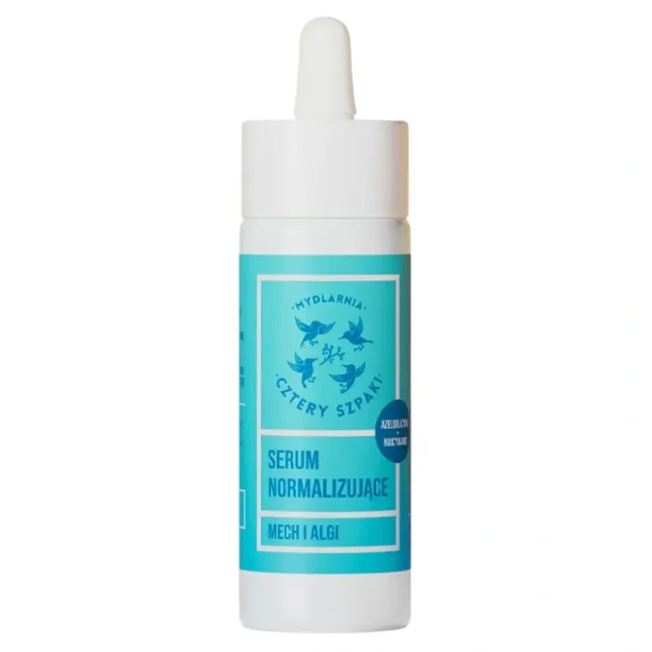 Mydlarnia Cztery Szpaki normalizujące serum do twarzy Mech i Algi 30 ml
