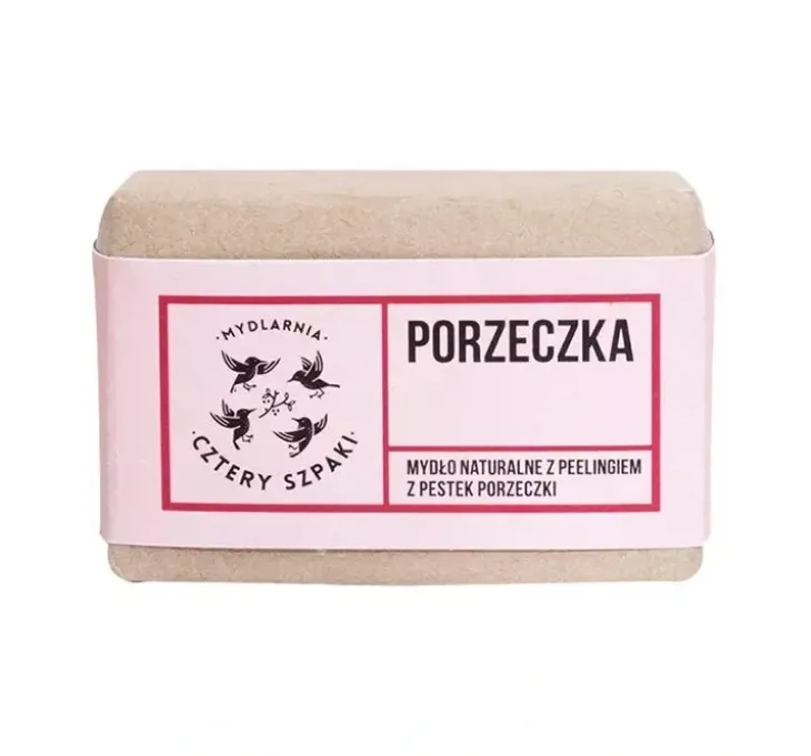 Mydlarnia Cztery Szpaki porzeczka mydło naturalne z peelingiem 110g