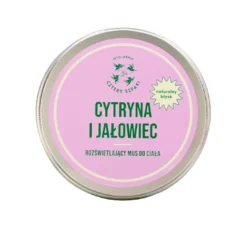 Mydlarnia Cztery Szpaki rozświetlający mus do ciała Cytryna i Jałowiec 150ml