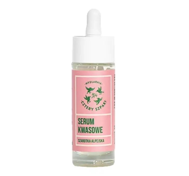 Mydlarnia Cztery Szpaki serum kwasowe Szarotka Alpejska 30ml