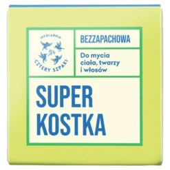 Mydlarnia Cztery Szpaki super kostka myjąca do ciała twarzy i włosów 75g