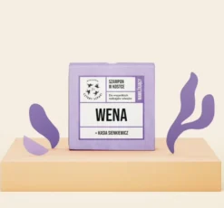Mydlarnia Cztery Szpaki Wena x Kasia Sienkiewicz naturalny szampon do włosów w kostce 75g