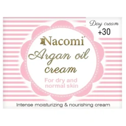 Nacomi Argan Oil Cream nawilżający krem do twarzy na dzień +30 50 ml