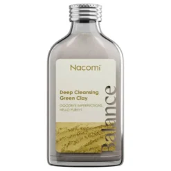 Nacomi Balance Deep Cleansing Green Clay oczyszczająca zielona glinka do twarzy 100 ml