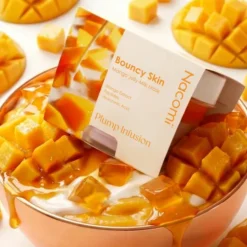 Nacomi Bouncy Skin Mango Jelly Milk Mask Plump Infusion ujędrniająca maska do twarzy 80 ml
