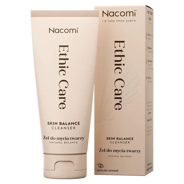 Nacomi Ethic Care Skin Balanceżel do mycia twarzy 100 ml