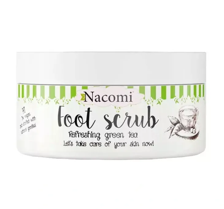 Nacomi Foot Scrub peeling cukrowy do stóp Herbata 125 g