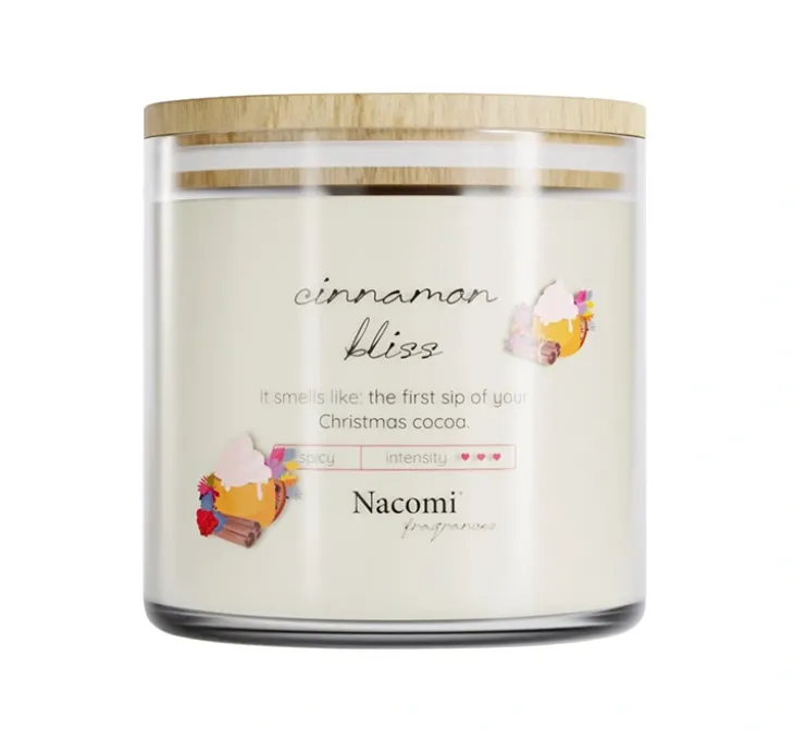 Nacomi Fragrances sojowa świeca zapachowa Cinnamon Bliss 450 g