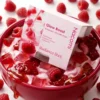 Nacomi Glow Boost Raspberry Jelly Milk Mask Radiance Shot rozświetlająca maska do twarzy 80 ml