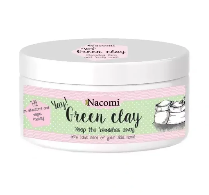 Nacomi Green Clay zielona glinka oczyszczająca 65 g